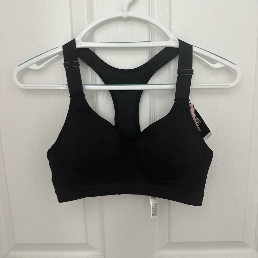 Incredible by Victoria’s Secret Women's Black Racerback Sports Bra
